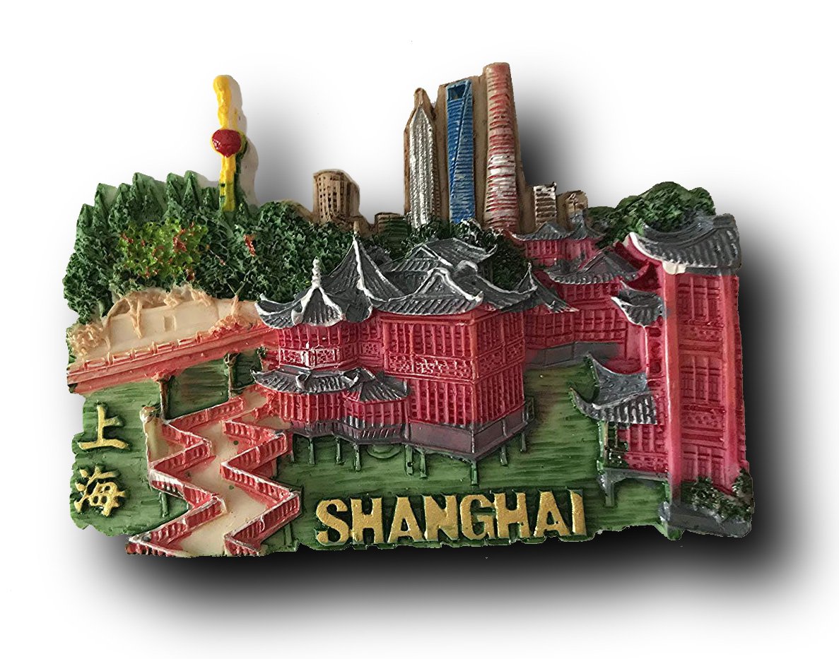 Amazon.co.jp: 上海中国冷蔵庫マグネット観光のお土産、樹脂工芸